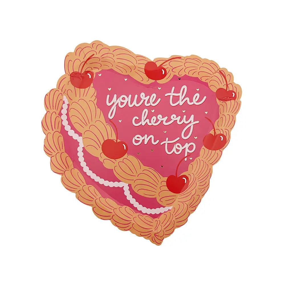 Cherry On Top Dessert Plates (8 Pack)