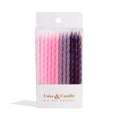Fun Combo Spiral Candles | Pink & Purple