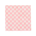 Checkered Light Pink Napkins (20 Pack)