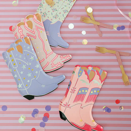 Pony Tales Large "Boot" Plates (8 Pack)
