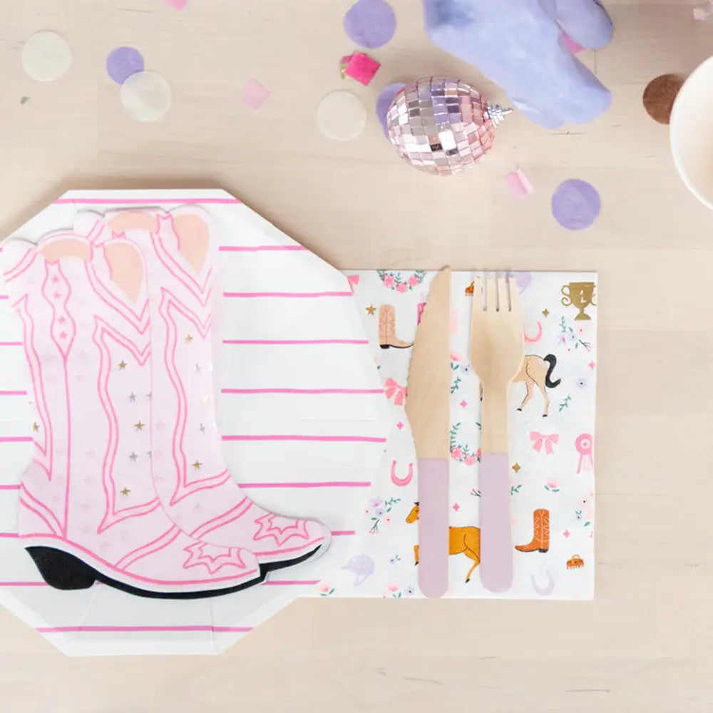 Pony Tales Large "Boot" Napkins (16 Pack)