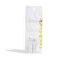 Swirly Cake Candles | Pearl