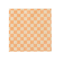Checkered Peaches & Cream Napkins (20 Pack)