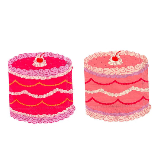 Cherry On Top Cake Large Napkin (16 Pack)