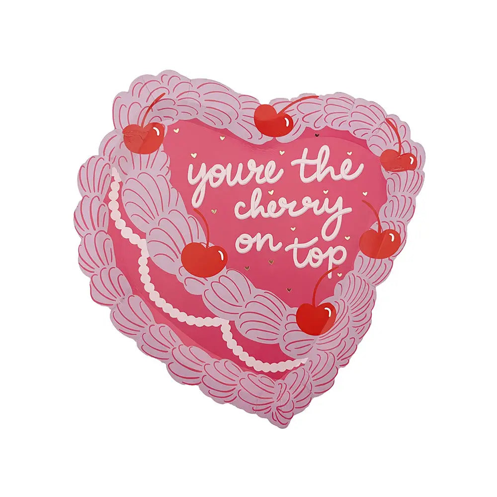 Cherry On Top Dessert Plates (8 Pack)