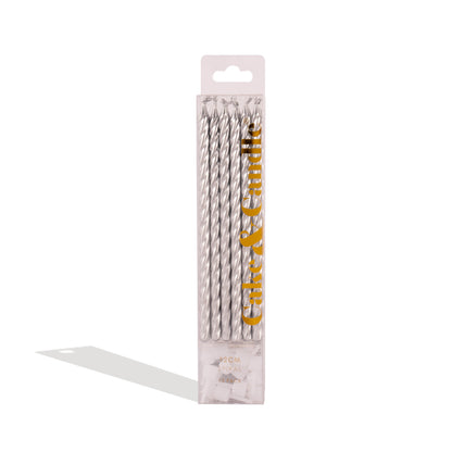 Twist Silver Candles